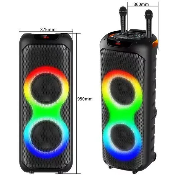 Колонка акустична ZQS10215, 2&times;30 Вт, 92см*36см*31см, Bluetooth, USB, SD, FM, AUX, 2 мікрофони (1) ZQS 10215 фото