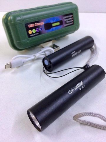 Фонарик ручной BL 517/ 4788 COB usb micro charge (240 шт/ящ) 4788 BL 517 фото