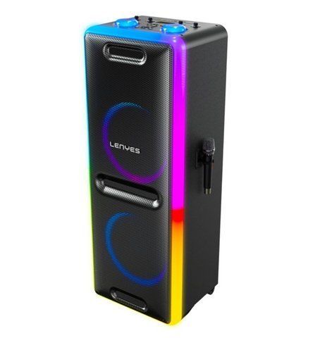 Колонка Bluetooth LENYES BLAST 2 (BT 5.3) 450W RGB TWS 6000mAh (530x485x1265мм) BLAST 2 фото