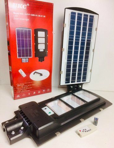 Вуличний ліхтар на стовп solar street light 3VPP з пультом ART-7145 (5 шт/ящ) 3 VPP 7145 фото