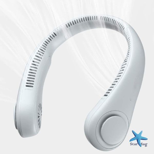 Портативный вентилятор на шею WX 6504 NECK FAN X5 ART 10037 (60) 10037 NECK XX 5 WX 6504 фото