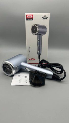 Фен XO. CF2 1600W Handheld Temperature Control Hair Dryer Bright Blue 1600W (28) XO CF 2 фото