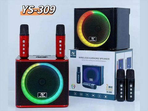 Мінідинамік Bluetooth LED 2MIC YS-309 6465 (12) YS 309 6465 фото