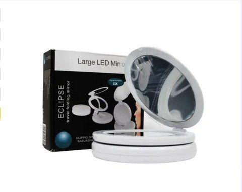 Складное зеркало Eclipse Large LED Mirror 5X212 с увеличением и подсветкой (36) ZER 212 5620 фото