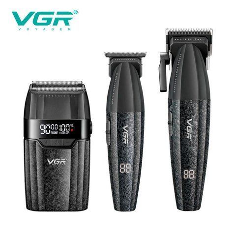 Набір професійний 3 в 1 для стрижки VGR V 640 S3 3IN1 Black Green (12 шт/ящ) V 640 S3 10620 фото